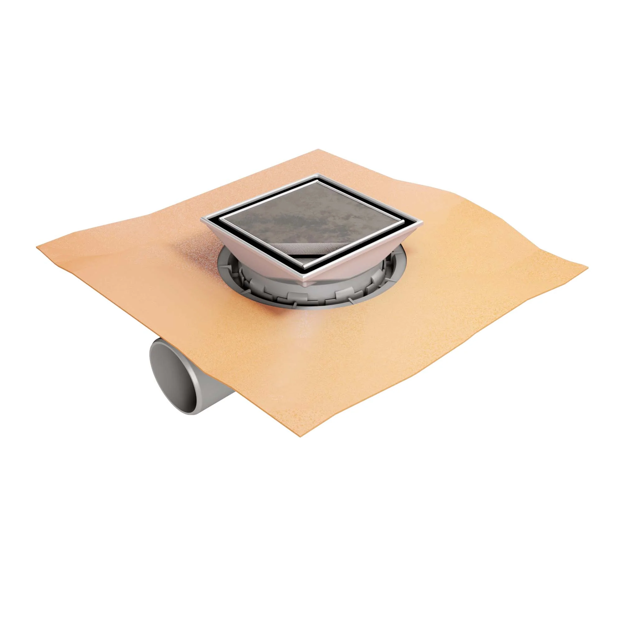 HÜPPE MASTER V YALITIMLI NOKTASAL SU GİDER 15X15 MAT YANDAN
