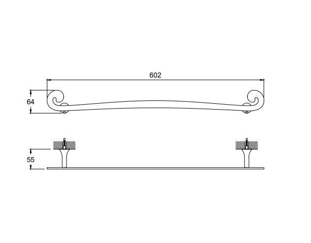 SISSI HAVLULUK 60 CM KROM