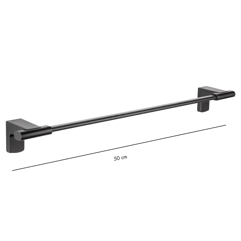 TEMA PREMİUM UZUN HAVLULUK 50 CM MAT SİYAH