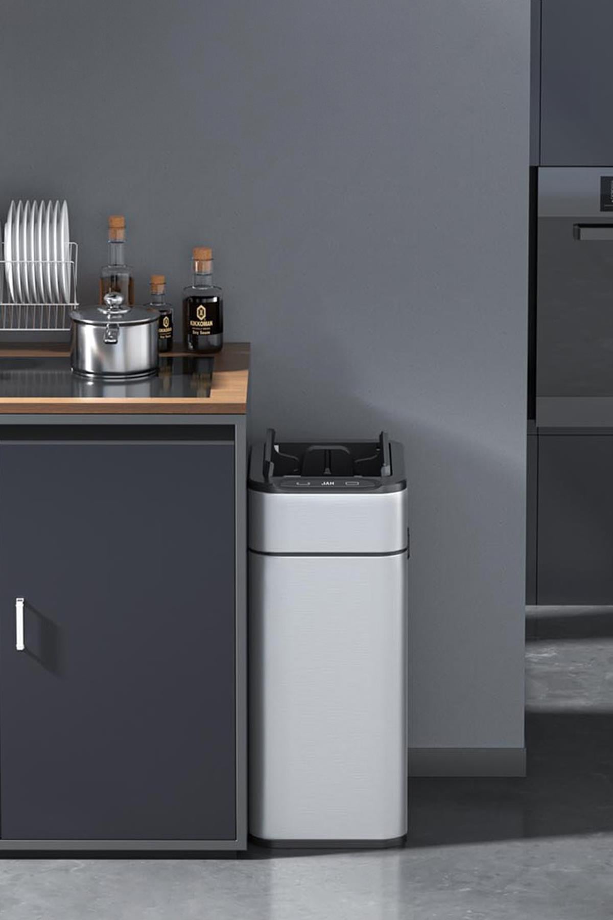 MAS5535-60L Koku Önlemeli Sensörlü Akıllı Çöp Kutusu