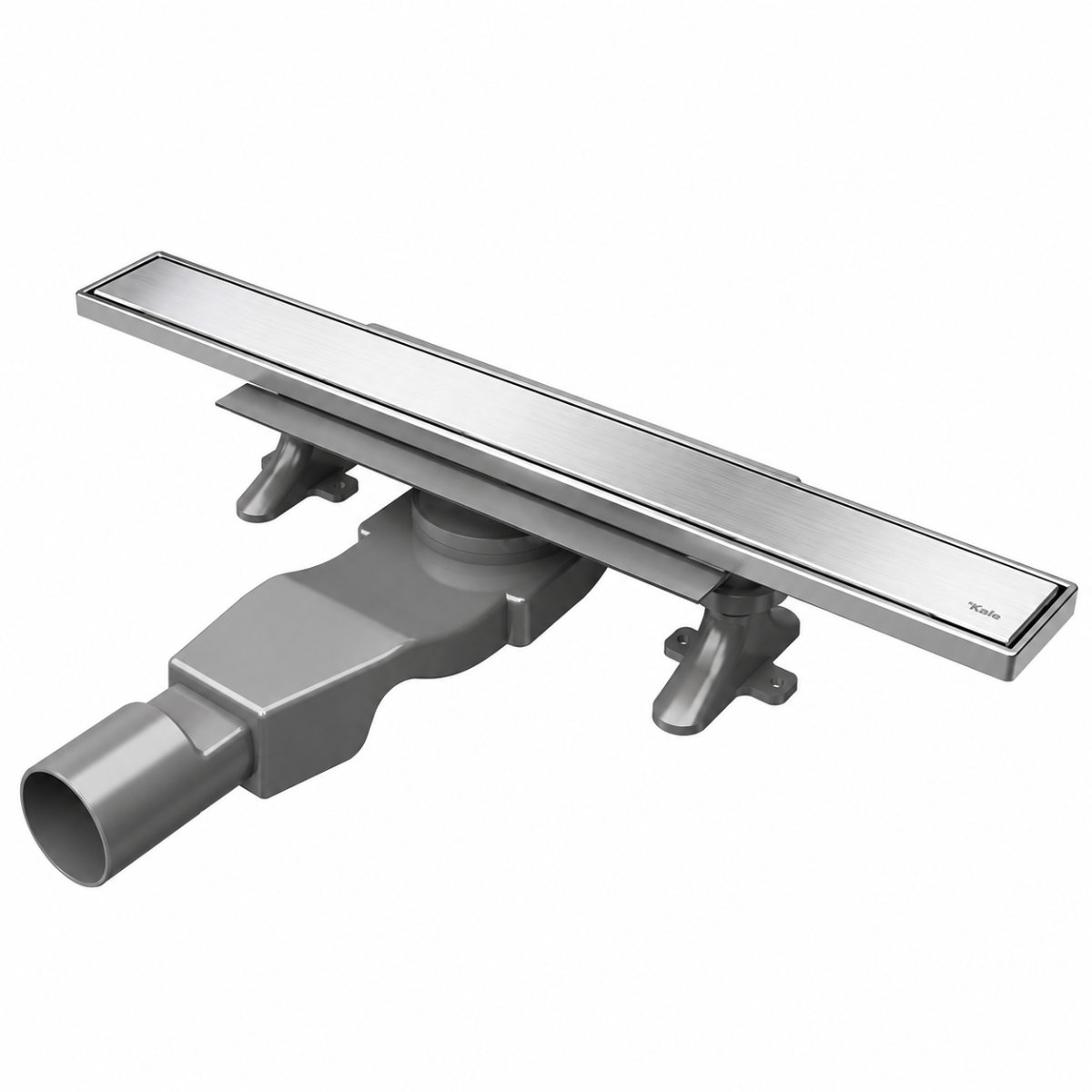 KALE PREMIUM LINEAR 50 CM SATİNE INOX DUŞ KANALI YANDAN ÇIKIŞLI