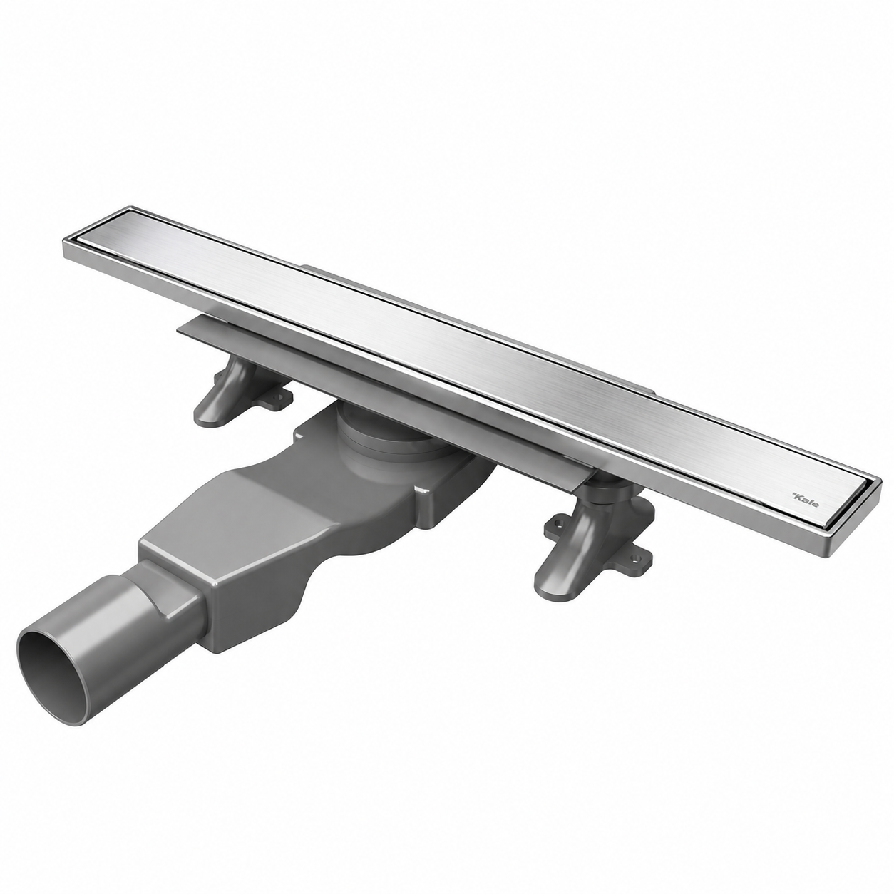 KALE PREMIUM LINEAR 50 CM SATİNE INOX DUŞ KANALI YANDAN ÇIKIŞLI