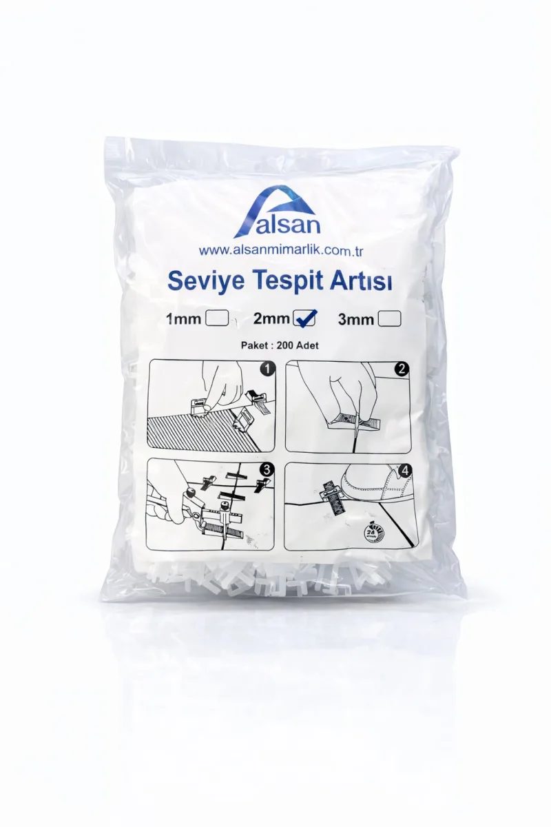 1 MM SEVİYE KLİPSLİ DERZ ARTISI