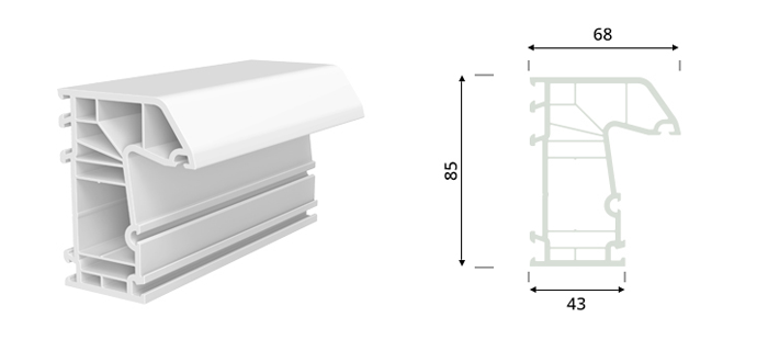 85mm kasa profili